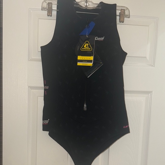 Cressi Black Sleeveless Wetsuit NWT - Picture 2 of 9